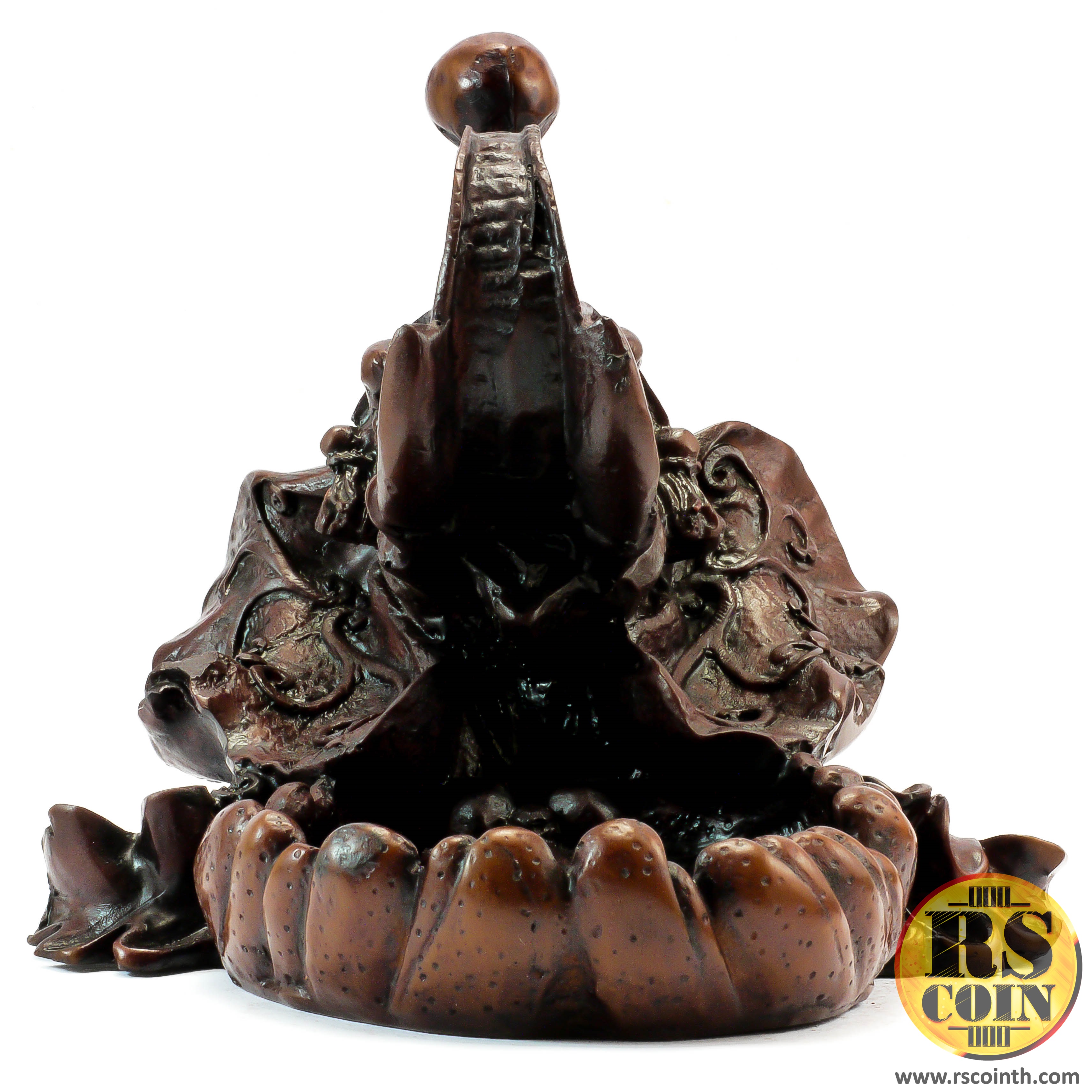 รูปปั้นหิน - ที่เขี่ยบุหรี่หัวช้าง (Thai Sculpture Ashtray Stone Elephant Head)