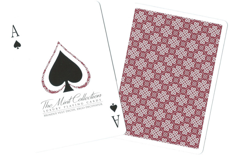 Raspberry Mint Playing Cards by 52kards