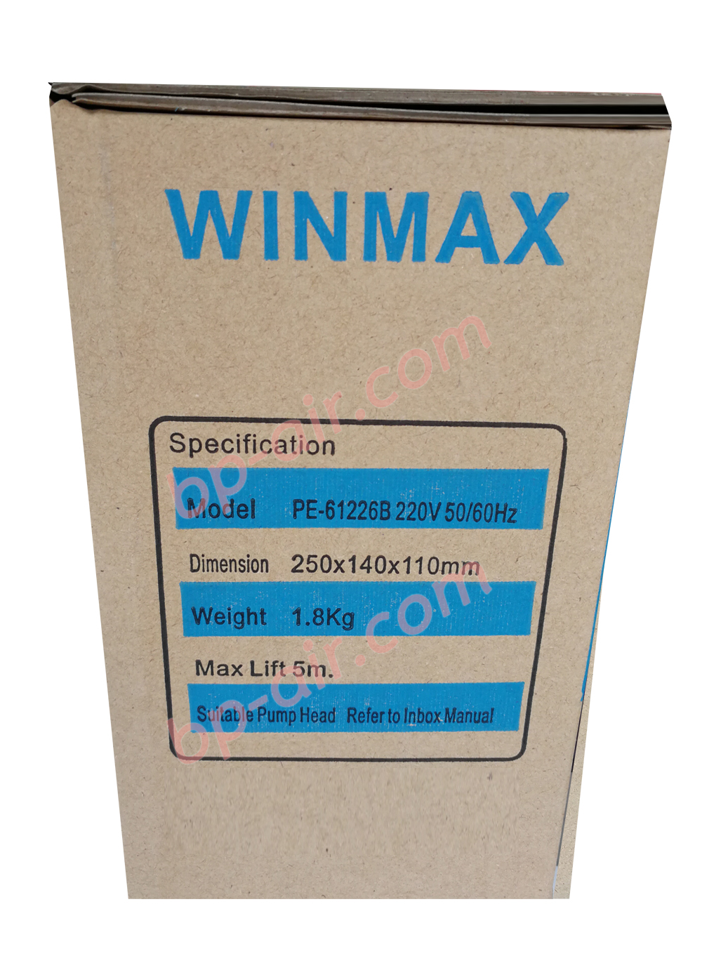 ปั๊มน้ำทิ้งแอร์ WINMAX (กาลักน้ำ) PE-61226B