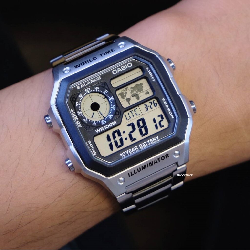 นาฬิกาผู้ชาย Casio รุ่น AE-1200WHD-1AV คาสิโอ