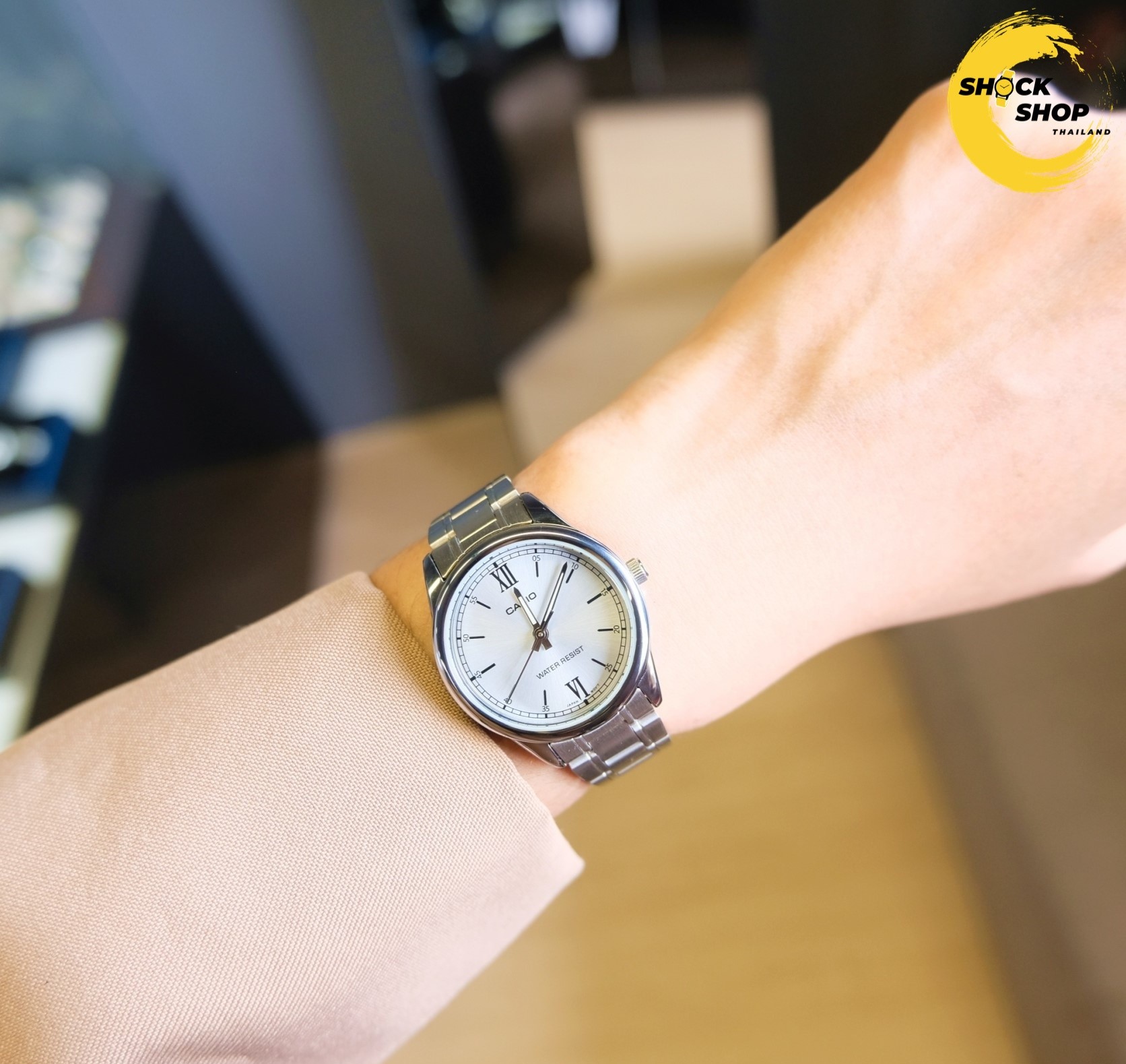 นาฬิกาผู้หญิง Casio Dress อะนาล็อก รุ่น LTP-V005D-2B3 คาสิโอ