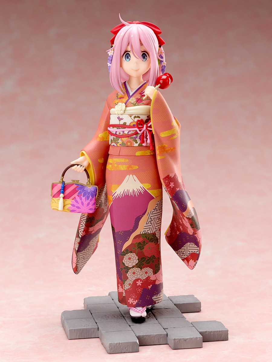 Yuru Camp Nadeshiko Kagamihara Furisode ver.