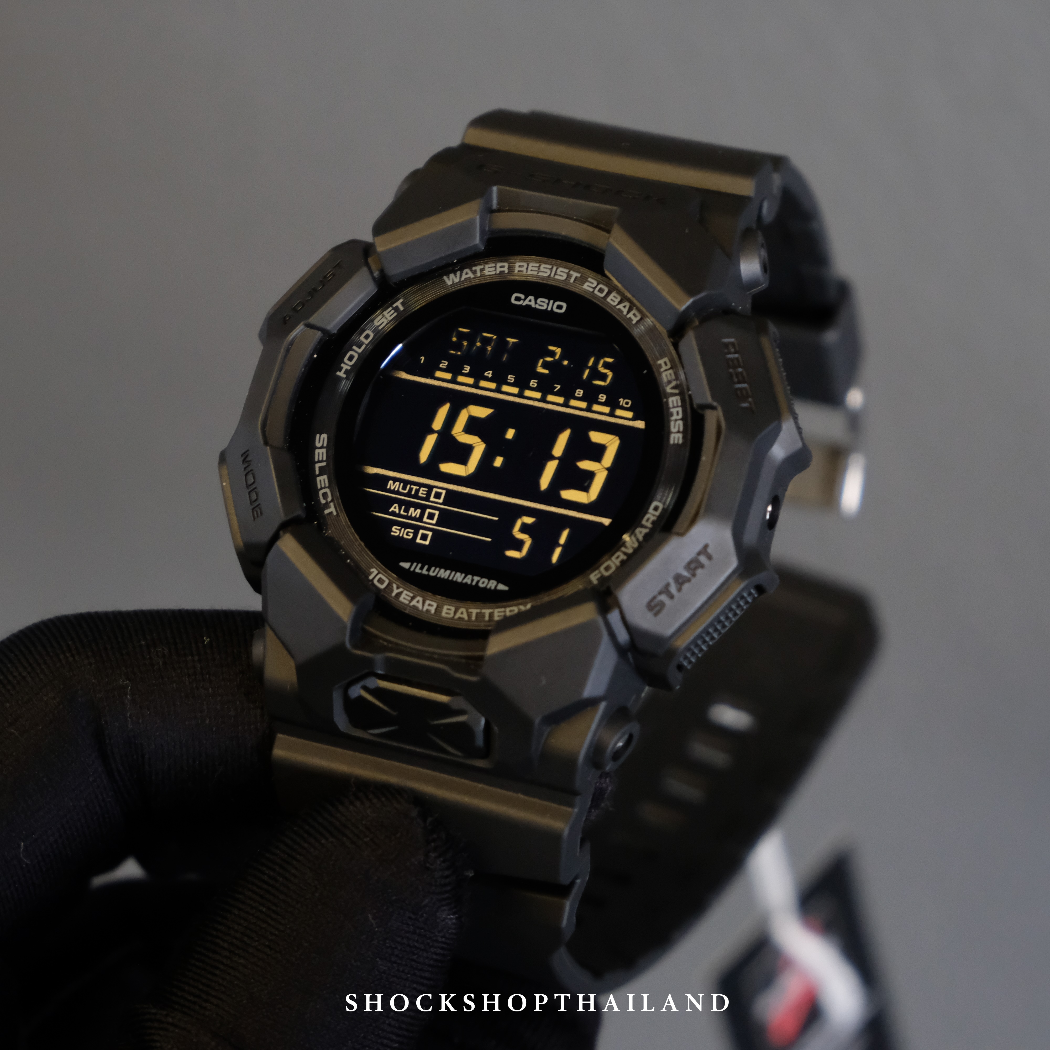 Casio G-Shock นาฬิกาผู้ชาย รุ่น GD-010-1A1 ซีรีส์ GD-010 จีช็อค