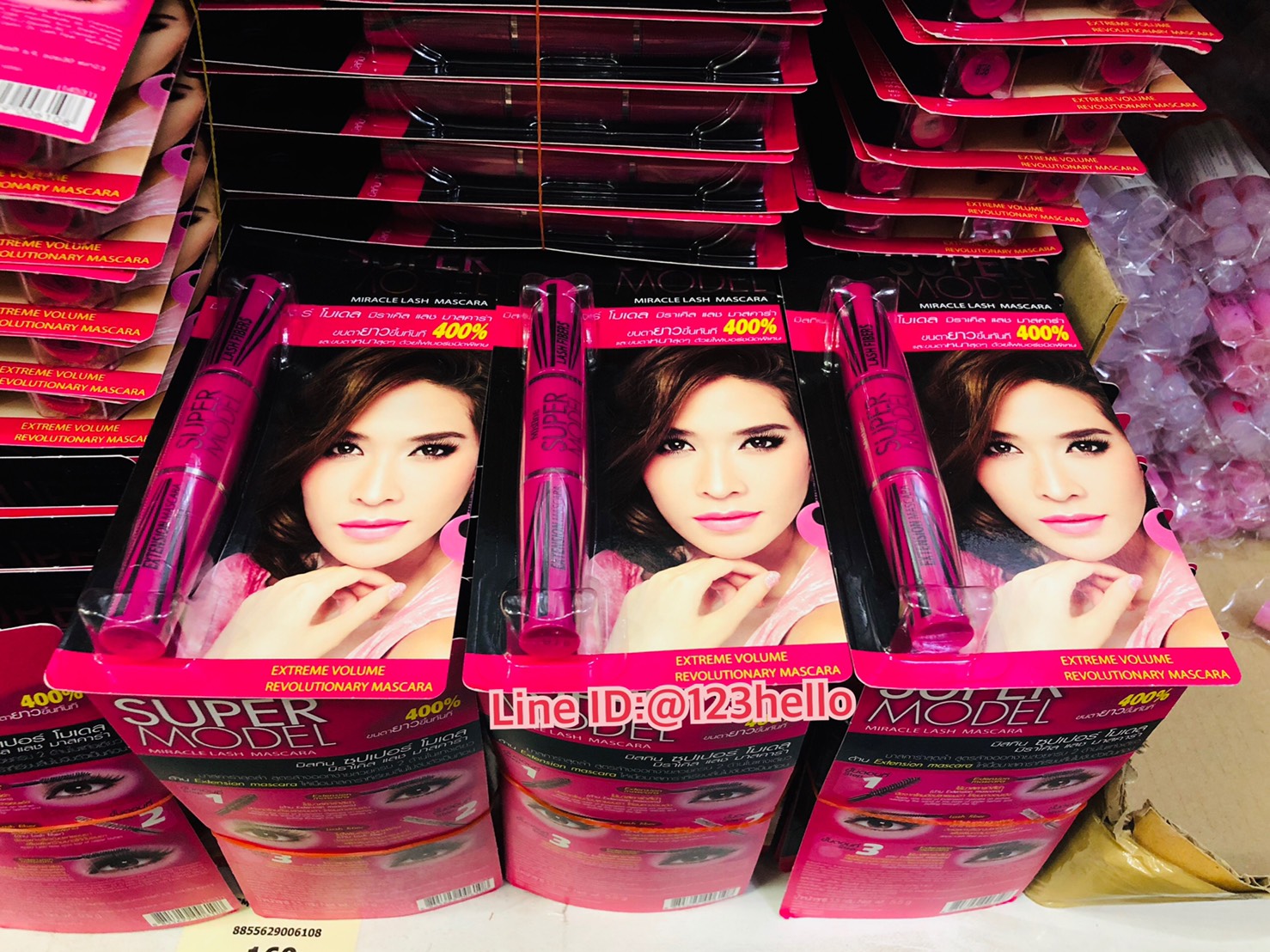 Mistine SUPER MODEL MIRACLE LASH MASCARA มิสทิน ซุปเปอร์ โมเดล มิราเคิล แลช มาสคาร่า 5.5 กรัม