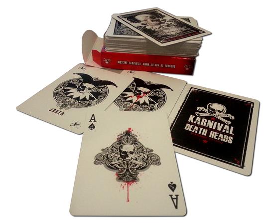 Bicycle Karnival Death Heads Playing Cards