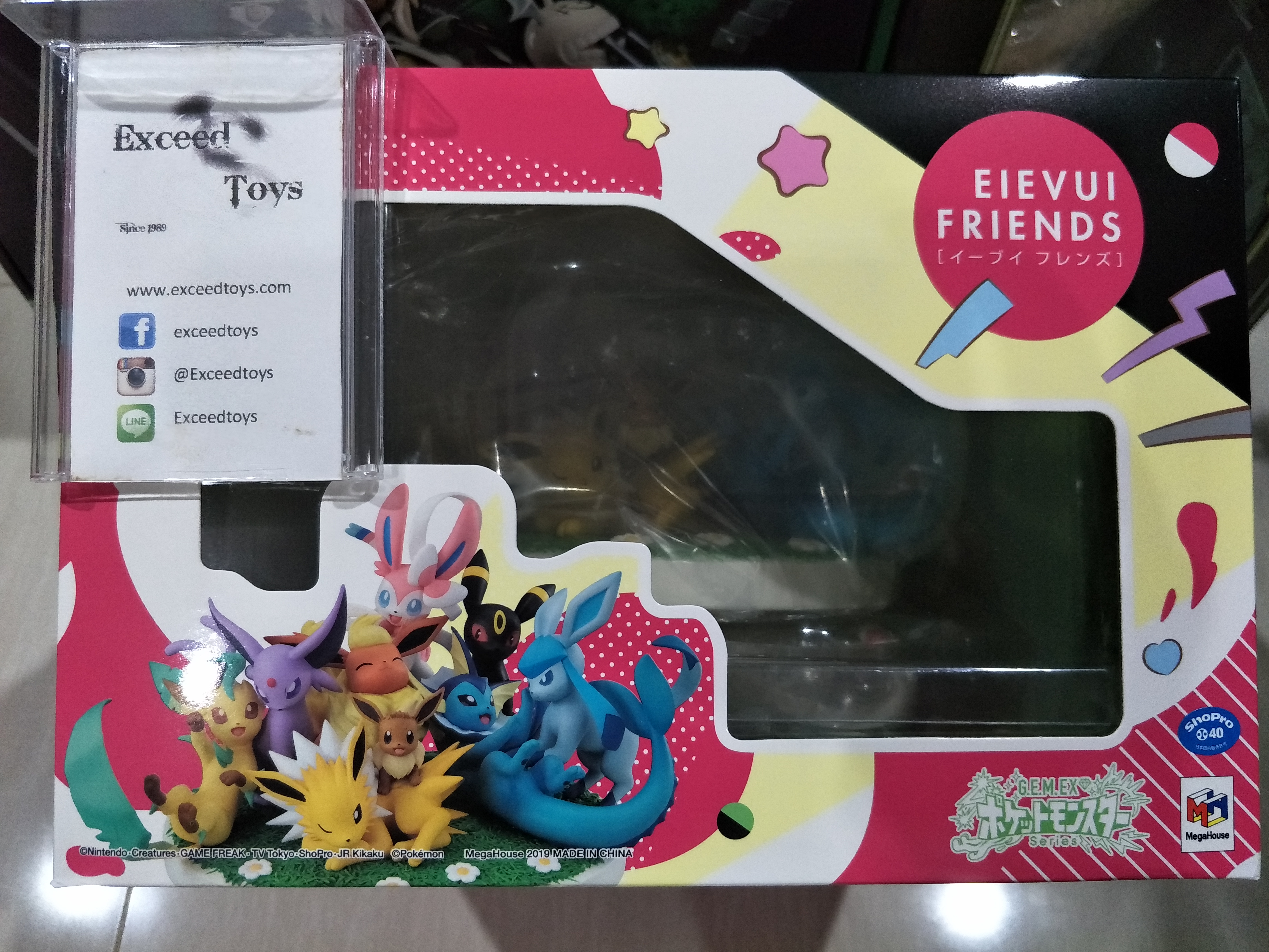 Pocket Monsters - Blacky - Booster - Eievui - Eifie - Glacia - Leafia - Ninfia - Showers - Thunders - G.E.M. EX