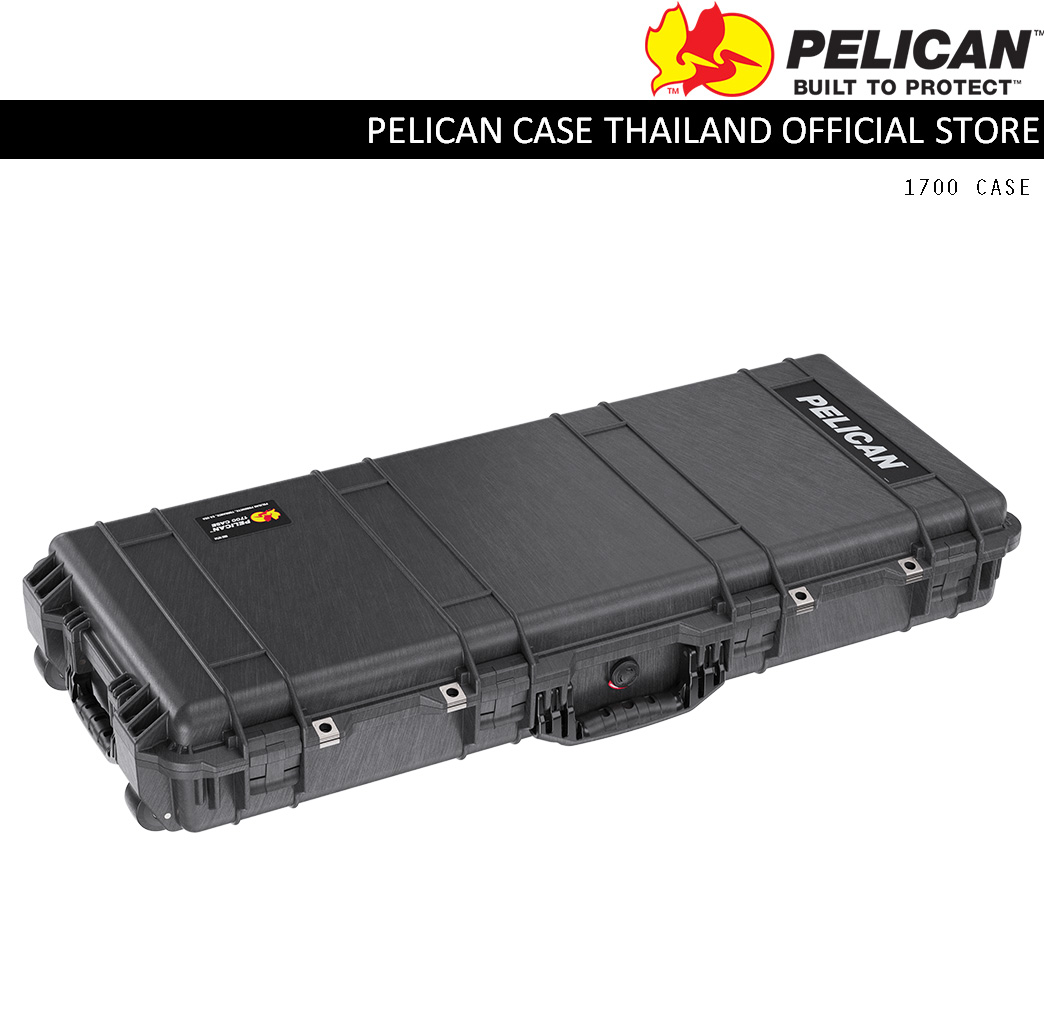 PELICAN 1700 CASE WITH FOAM - BLACK