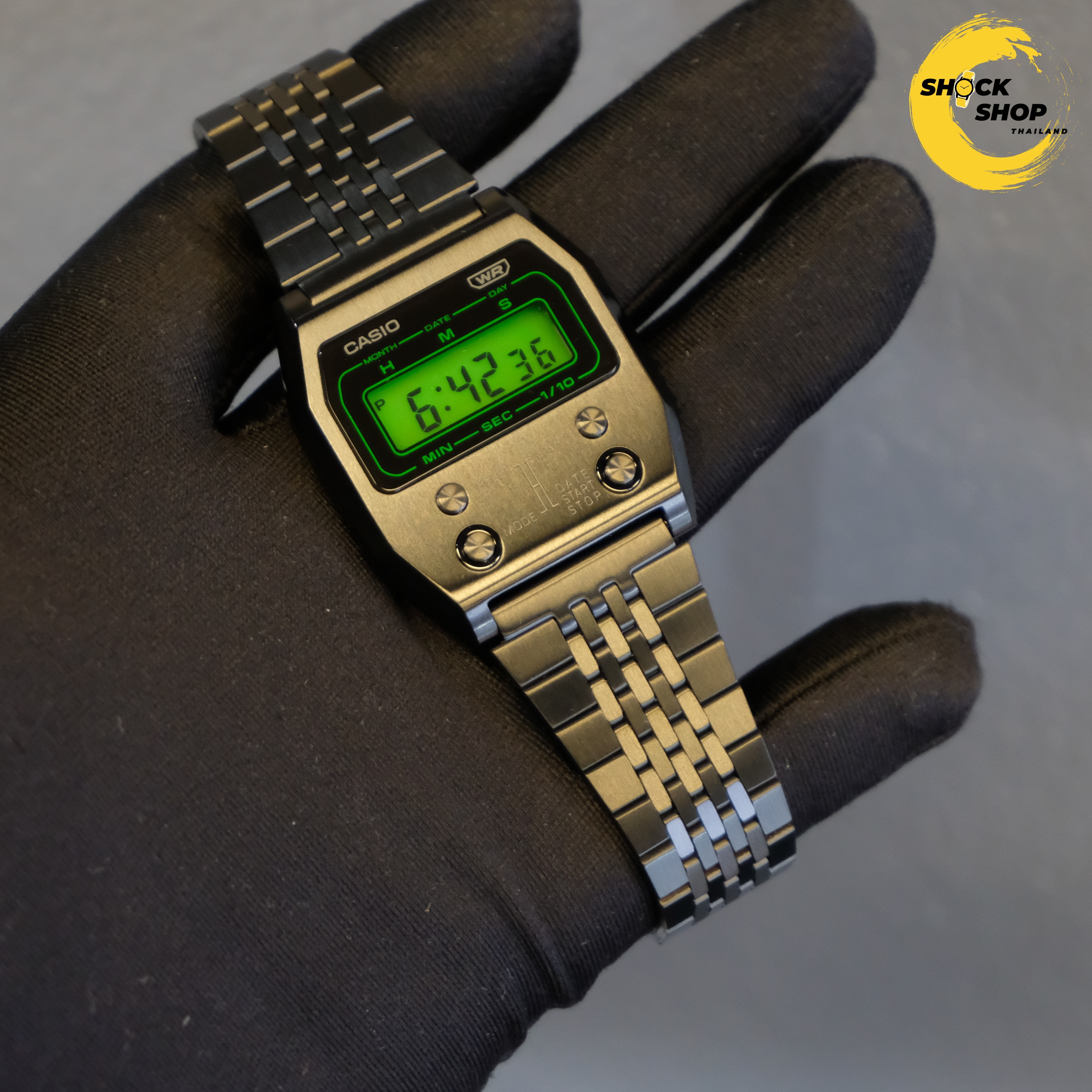 นาฬิกาข้อมือ วินเทจ Casio รุ่น A1100B-1 คาสิโอ