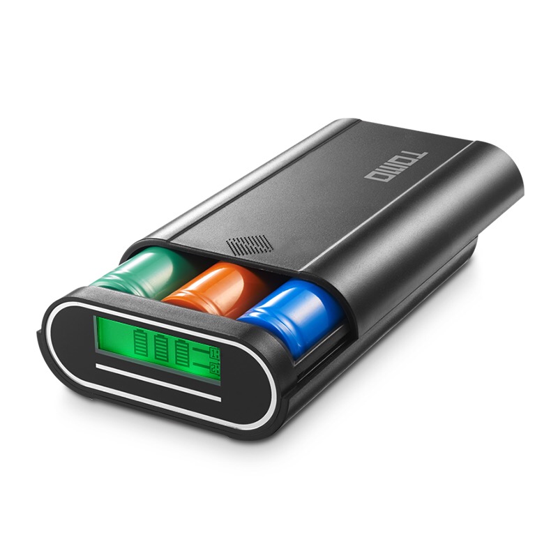 เพาเวอร์แบงค์ 18650 เครื่องชาร์จถ่าน 18650 Tomo M3 จอ LCD Power Bank & Charger 18650
