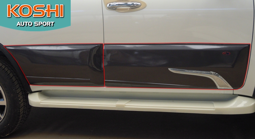 กาบข้างสีตามตัวรถ V.1 Toyota Fortuner 2016 AOS
