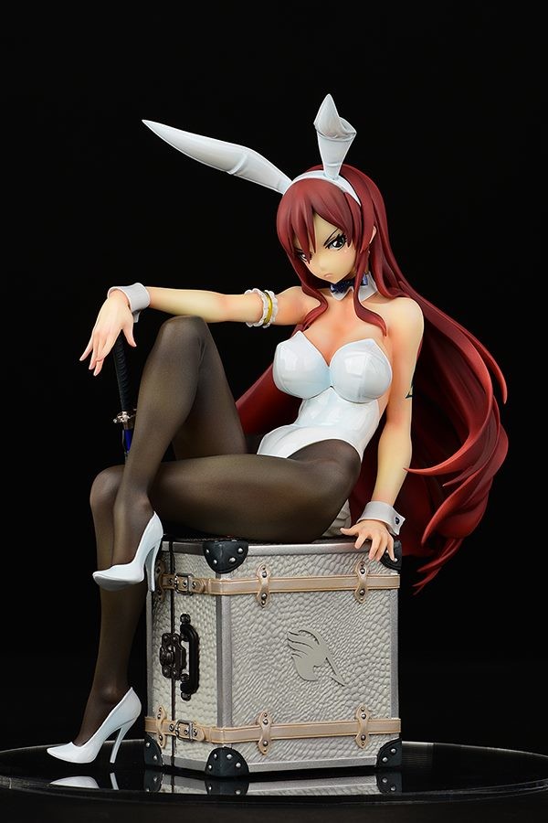 Erza Scarlet White Bunny girl Style