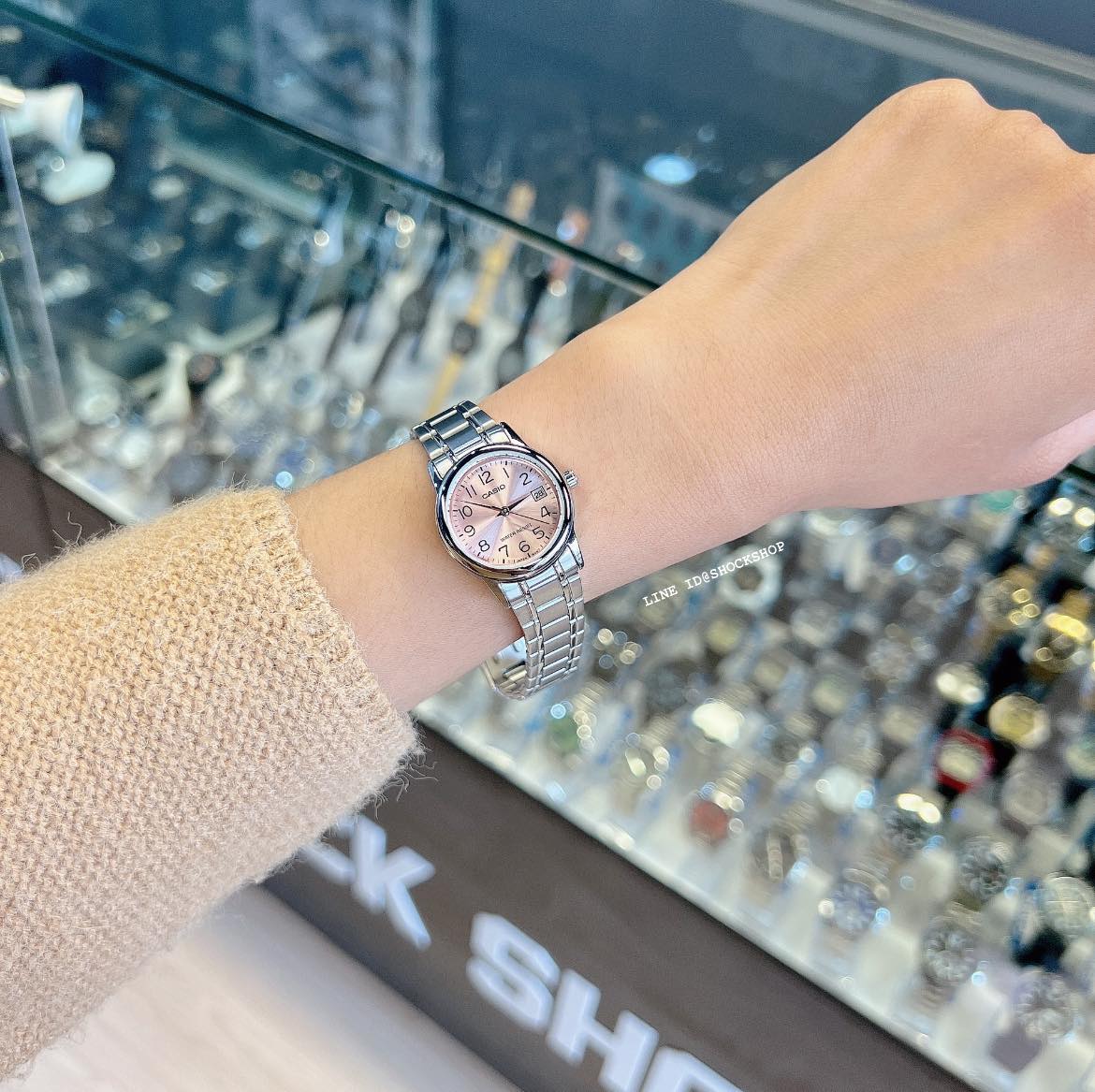 นาฬิกาผู้หญิง Casio รุ่น LTP-V002D-4B คาสิโอ