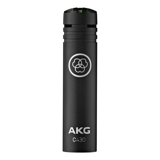 AKG C430 Professional Miniature Condenser Microphone