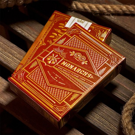 Red Monarchs Playing Cards