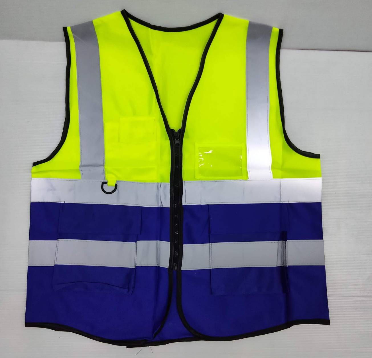 เสื้อสะท้อนแสงสีเขียวทูโทน