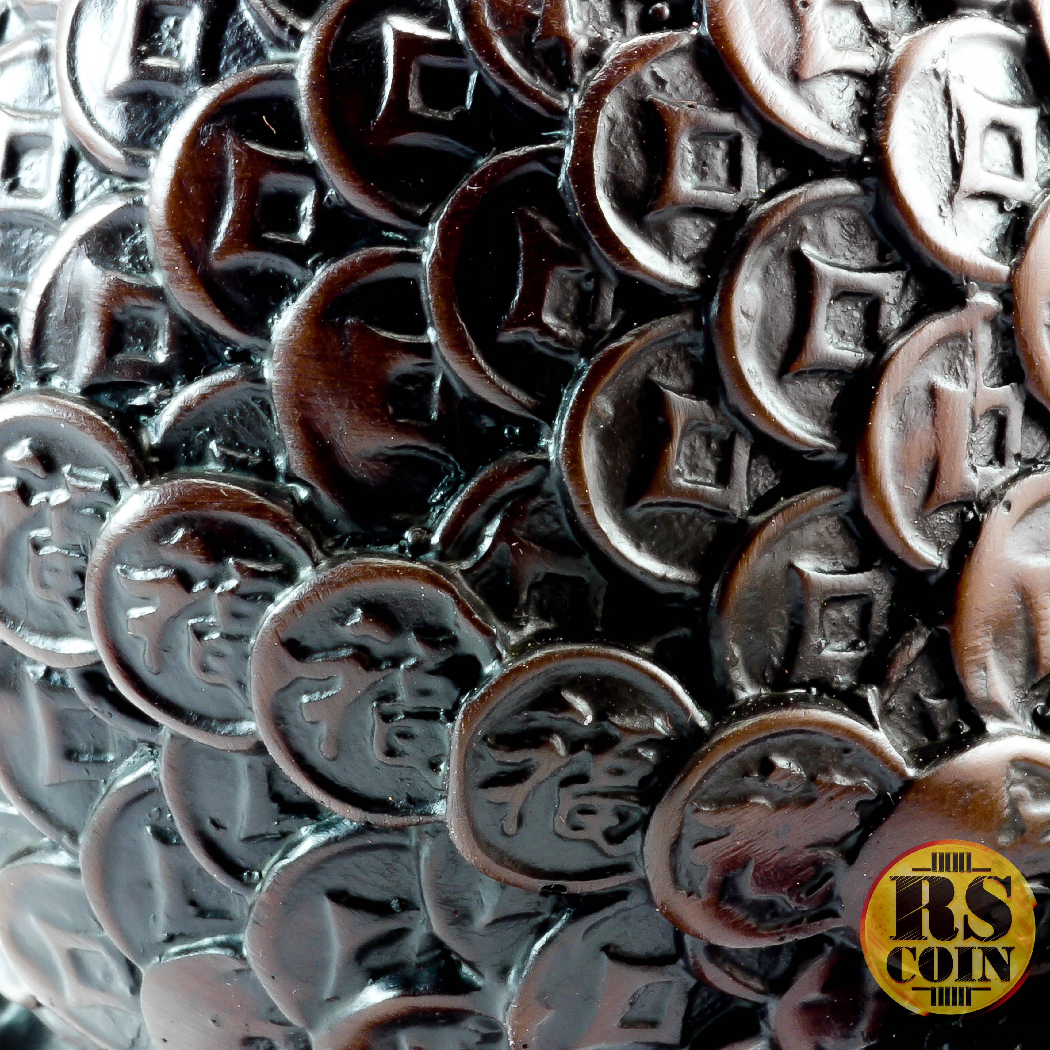 รูปปั้นหิน - ปลาอโรวาน่านำโชค (Thai Sculpture Stone Fish Arowana Chinese Design)