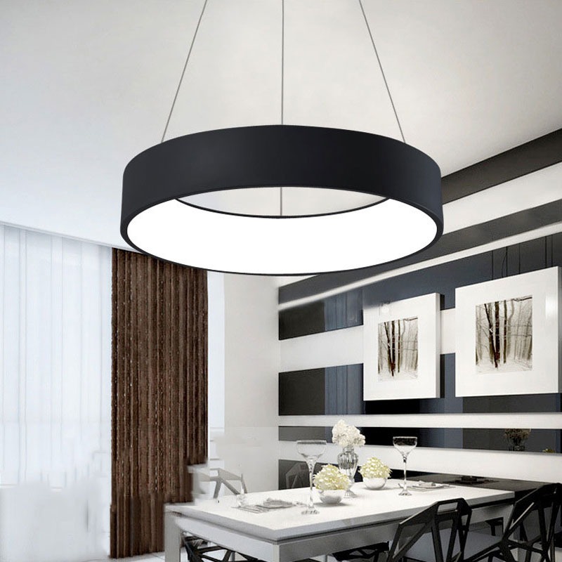โคมไฟแขวน circle hanging LED ไฟเพดาน 60cm. โคมเพดาน โคมไฟเพดาน ไฟระย้า ไฟช่อ ไฟกิ่ง สวยทันสมัย ไฟตกแต่ง หรูหรา ทนทาน ประหยัดไฟ