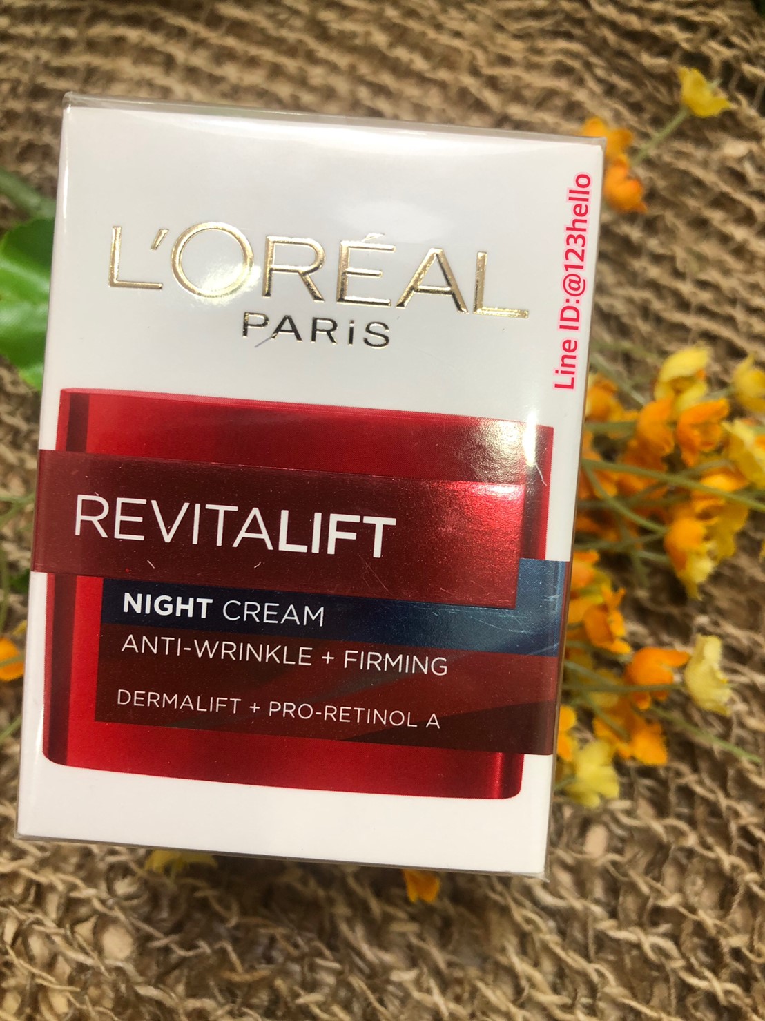 L'OREAL PARiS REVITALIFT ANTI-WRINKLE + FIRMING NIGHT CREAM ลอรีอัล ปารีส รีไวทัลลิฟท์ แอนตี้-ริงเคิล + เฟิร์มมิ่ง ไนท์ครีม 20 มล.