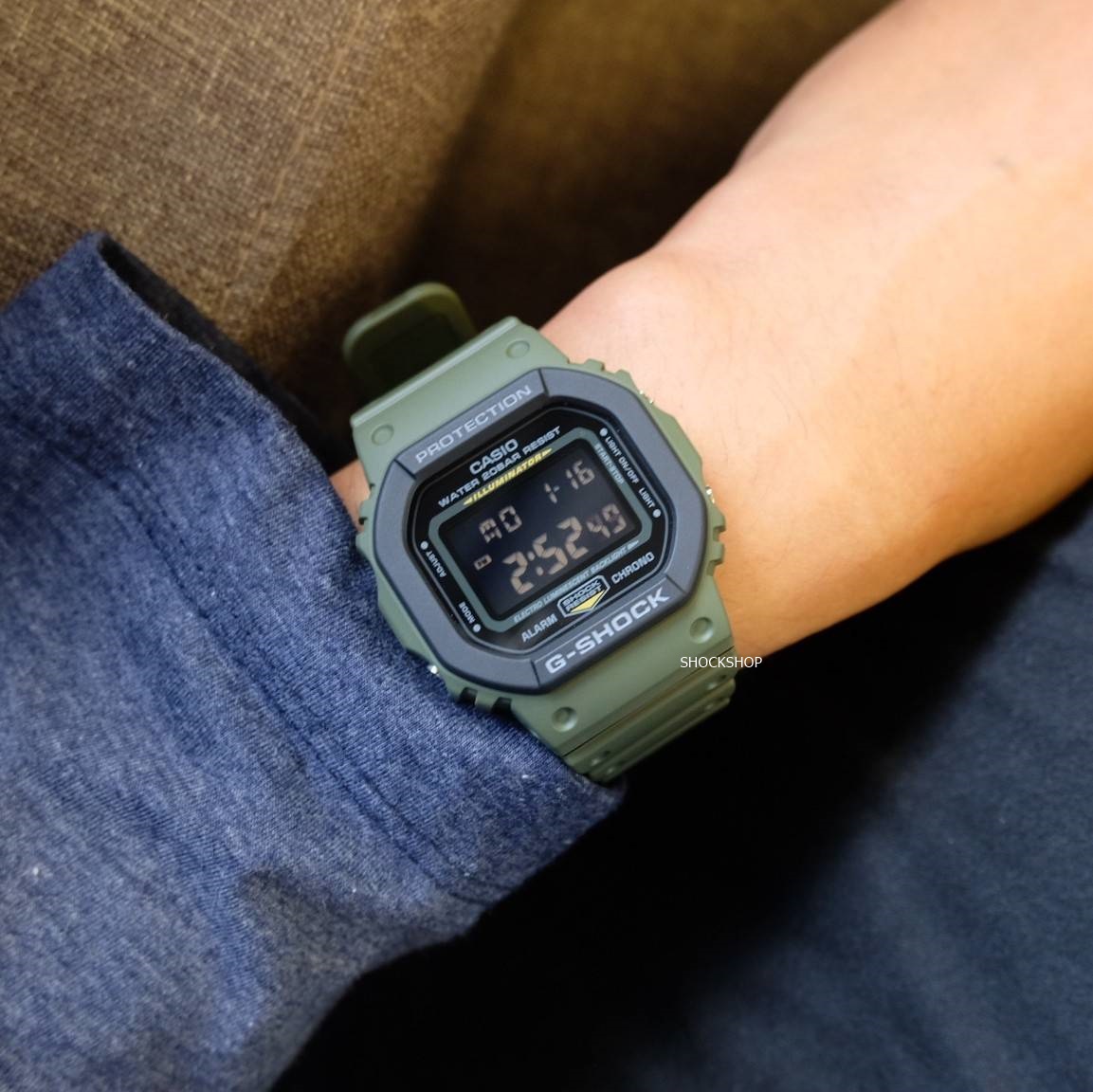 นาฬิกาผู้ชาย Casio G-SHOCK รุ่นสีพิเศษ DW-5610SU-3 จีช็อค