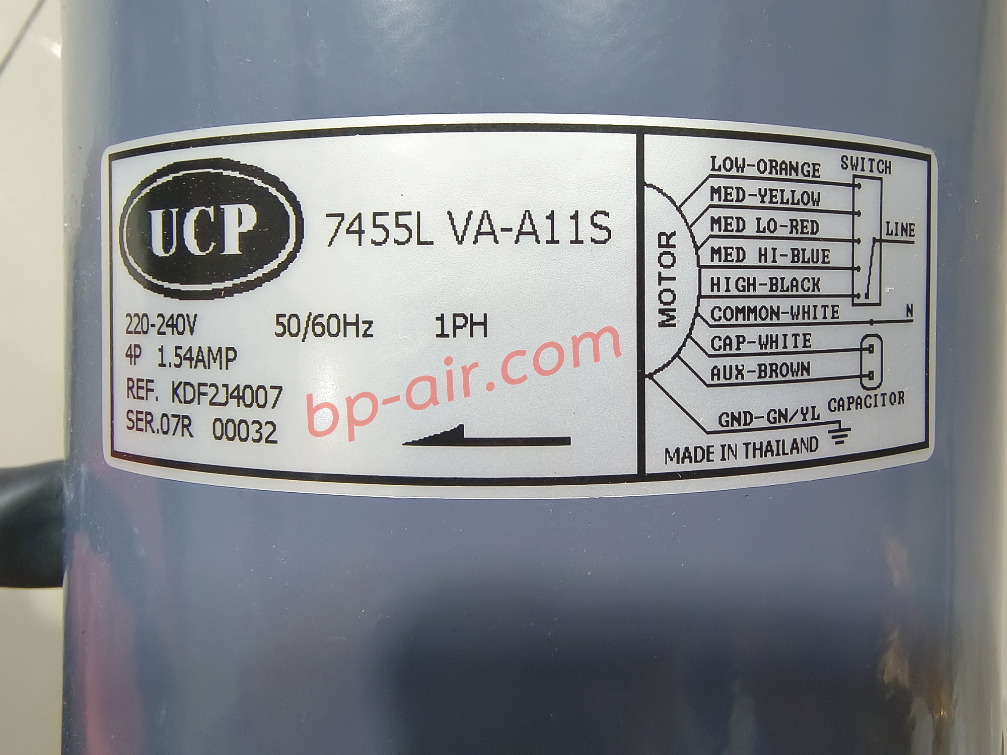 มอเตอร์คอยล์เย็น 7455LVA-A11S (KDF2J4007)