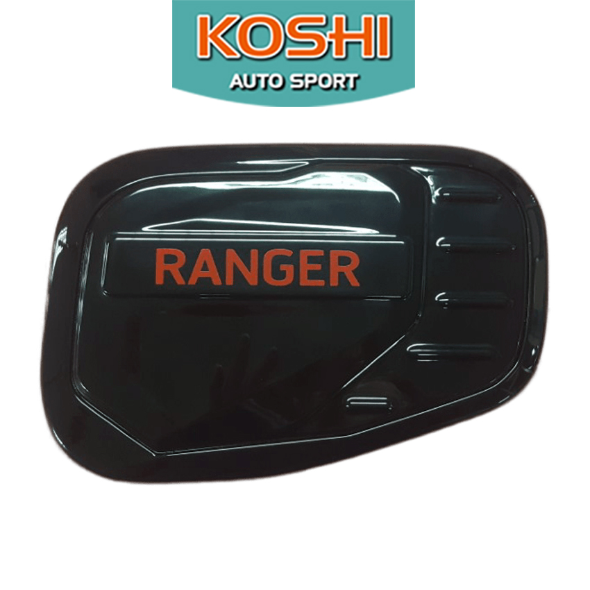 ครอบฝาถังน้ำมัน สีดำเงา Ford Ranger 2022 ยี่ห้อ lekone