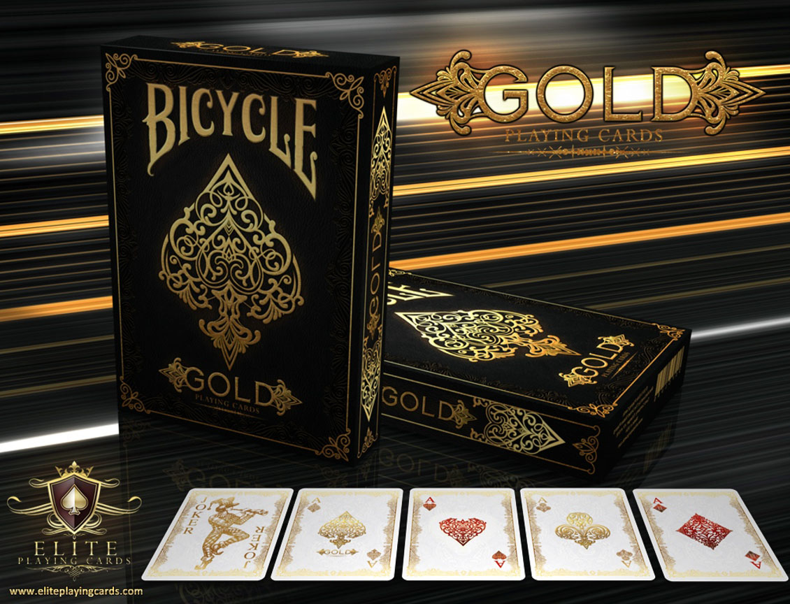 Bicycle Gold by Elite Playing Cards