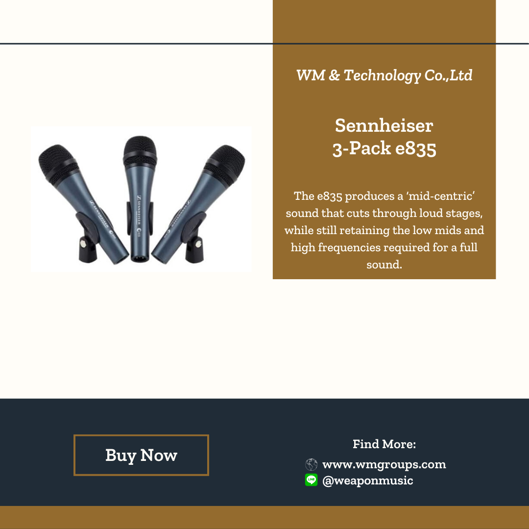 Sennheiser 3-Pack e835