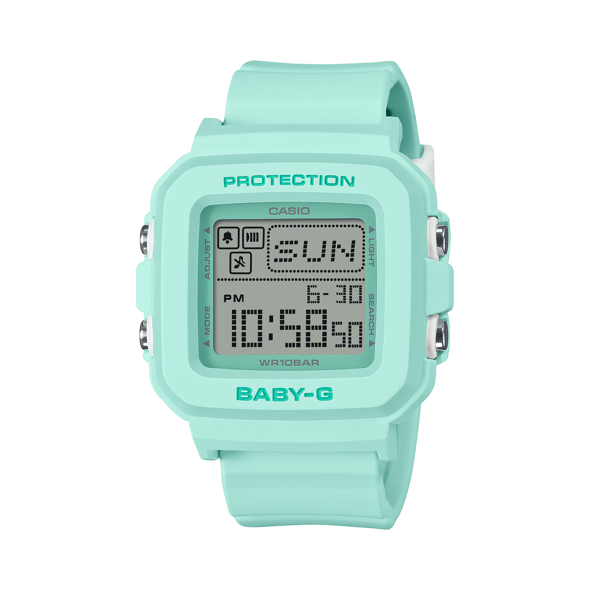 CASIO BABY-G นาฬิกาข้อมือ ผู้หญิง รุ่น BGD-10-3 ซีรีส์ BGD-10 เบบี้จี