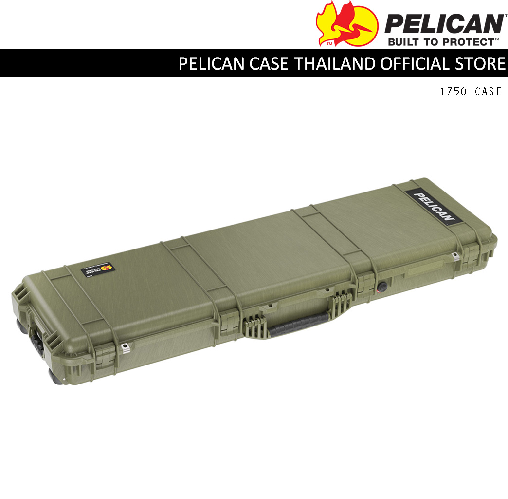 PELICAN 1750 CASE WITH FOAM - OD GREEN