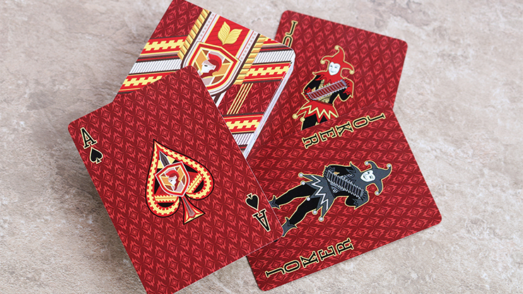 Bicycle Red Castle Playing Cards