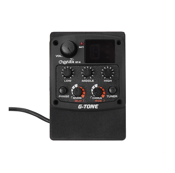 Cherub G-Tone GT-6 Acoustic Guitar Preamp Piezo Pickup