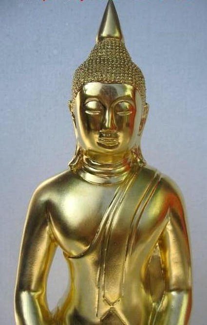 หลวงพ่อโสธร 7 นิ้ว เนื้อทองเหลือง ปิดทองแท้