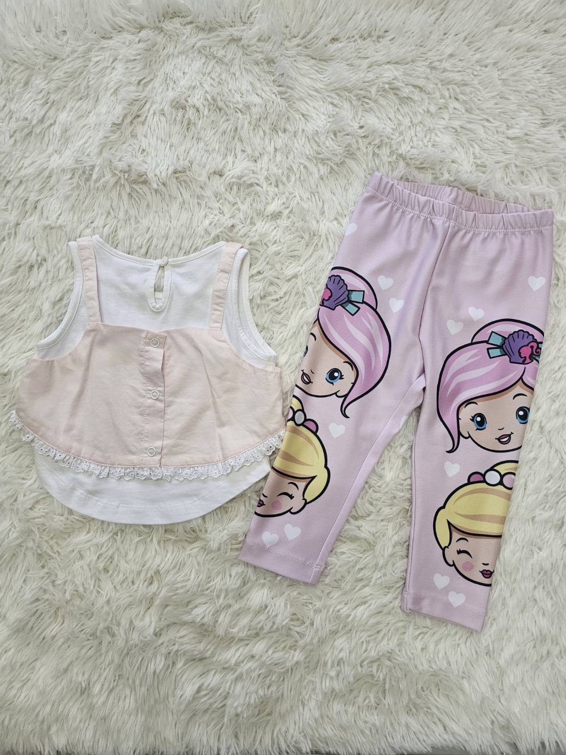 ชุดเซ็ท Barbie Baby ไซส์ XS/18m by ChaLom มือสอง เหมือนใหม่ ไม่มีตำหนิ
