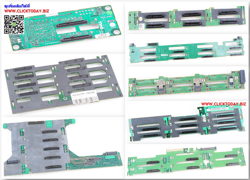 WM766 0WM766 [ขาย จำหน่าย ราคา] Dell PowerEdge 2950 SAS/SATA Backplane 4x 3.5''