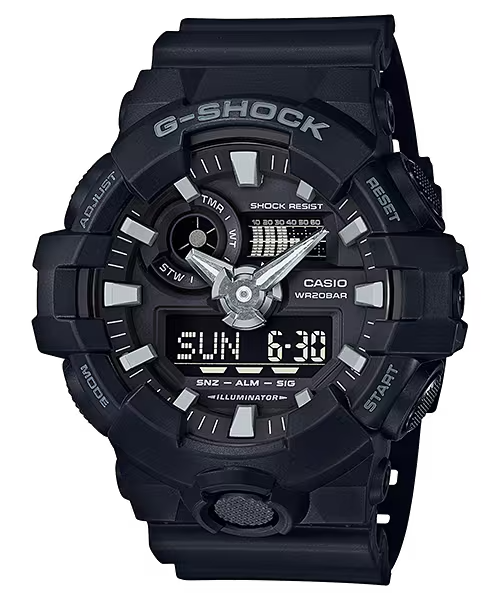 Casio G-Shock นาฬิกาข้อมือผู้ชาย รุ่น GA-700-1B จีช็อค