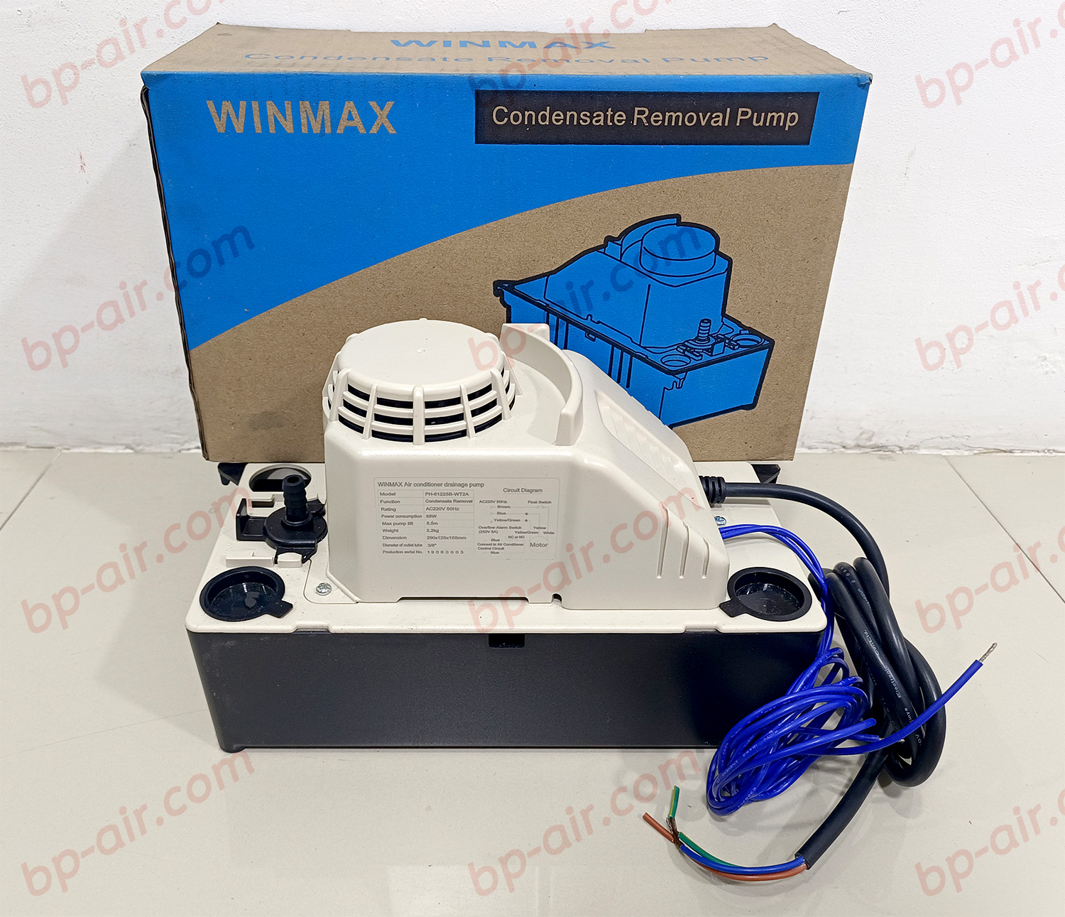 ปั๊มน้ำทิ้งแอร์ WINMAX (กาลักน้ำ) PH-61225B