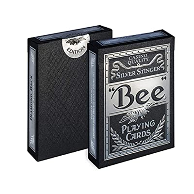 Bee Silver Stinger Playing Cards