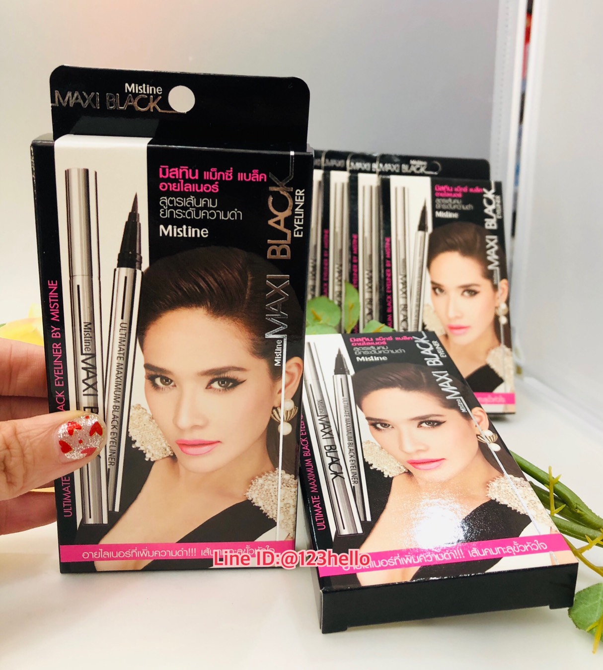 MISTINE MAXI BLACK EYELINER มิสทิน แม็กซี่ แบล็ค อายไลเนอร์ 1 กรัม