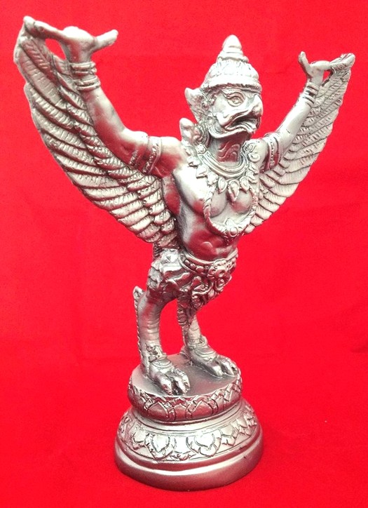 ครุฑ ทองเหลือง สีเงิน 5นิ้ว