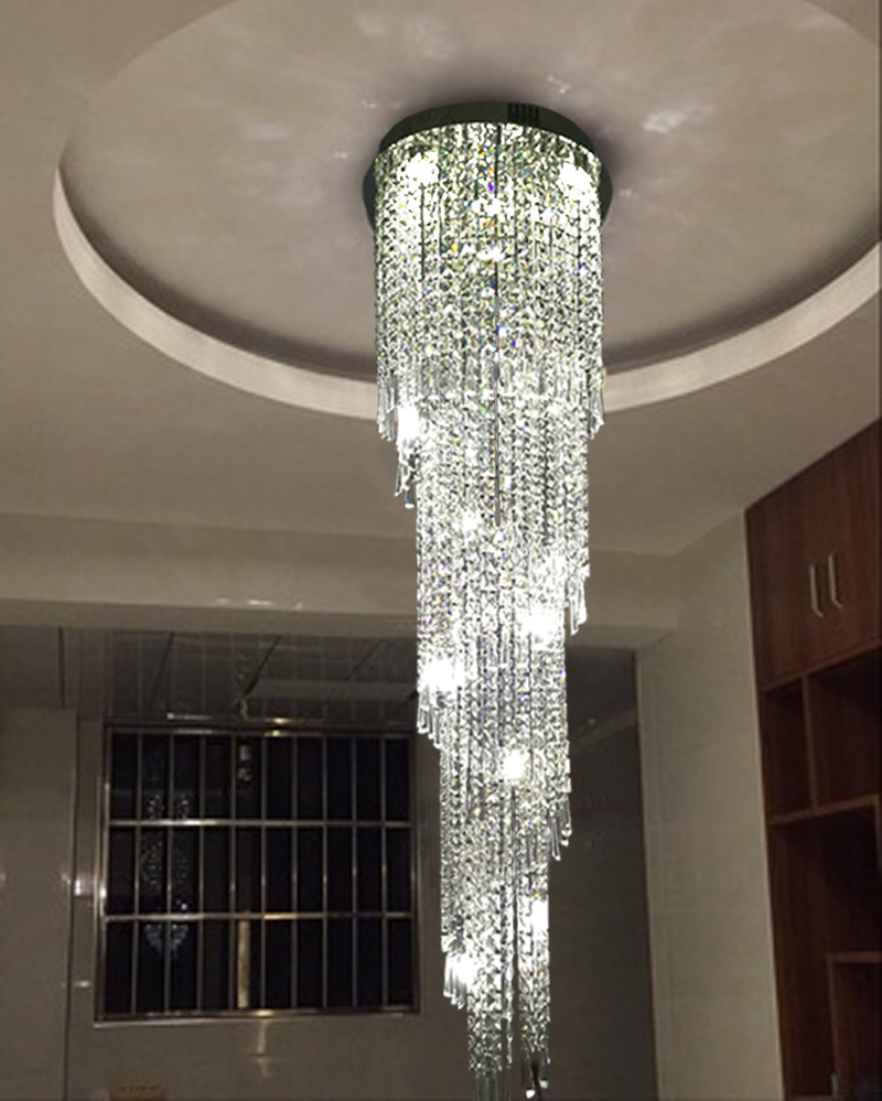 ไฟแขวน โคมระย้า long Crystal ไฟเพดาน CRL1116 โคมแขวน ไฟระย้า ไฟช่อ ไฟกิ่ง สวยหรู ทันสมัย ทนทาน ประหยัดไฟ