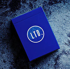 Limited Ltd Blue Playing Cards