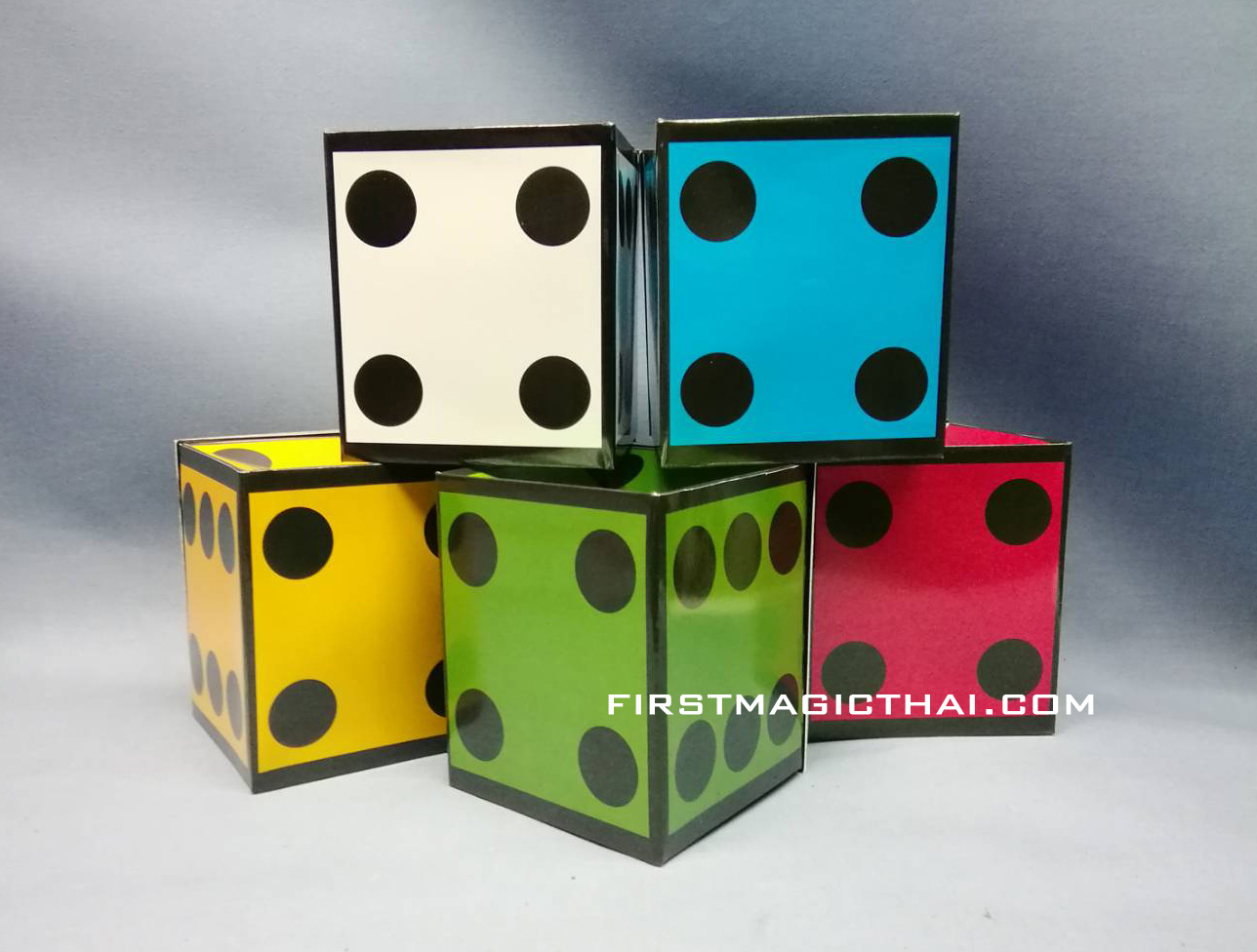 ไพ่จับโบ้ เป็น ลูกเต๋าสี / NEW CARDICE (Card Dice, 5 Dice)