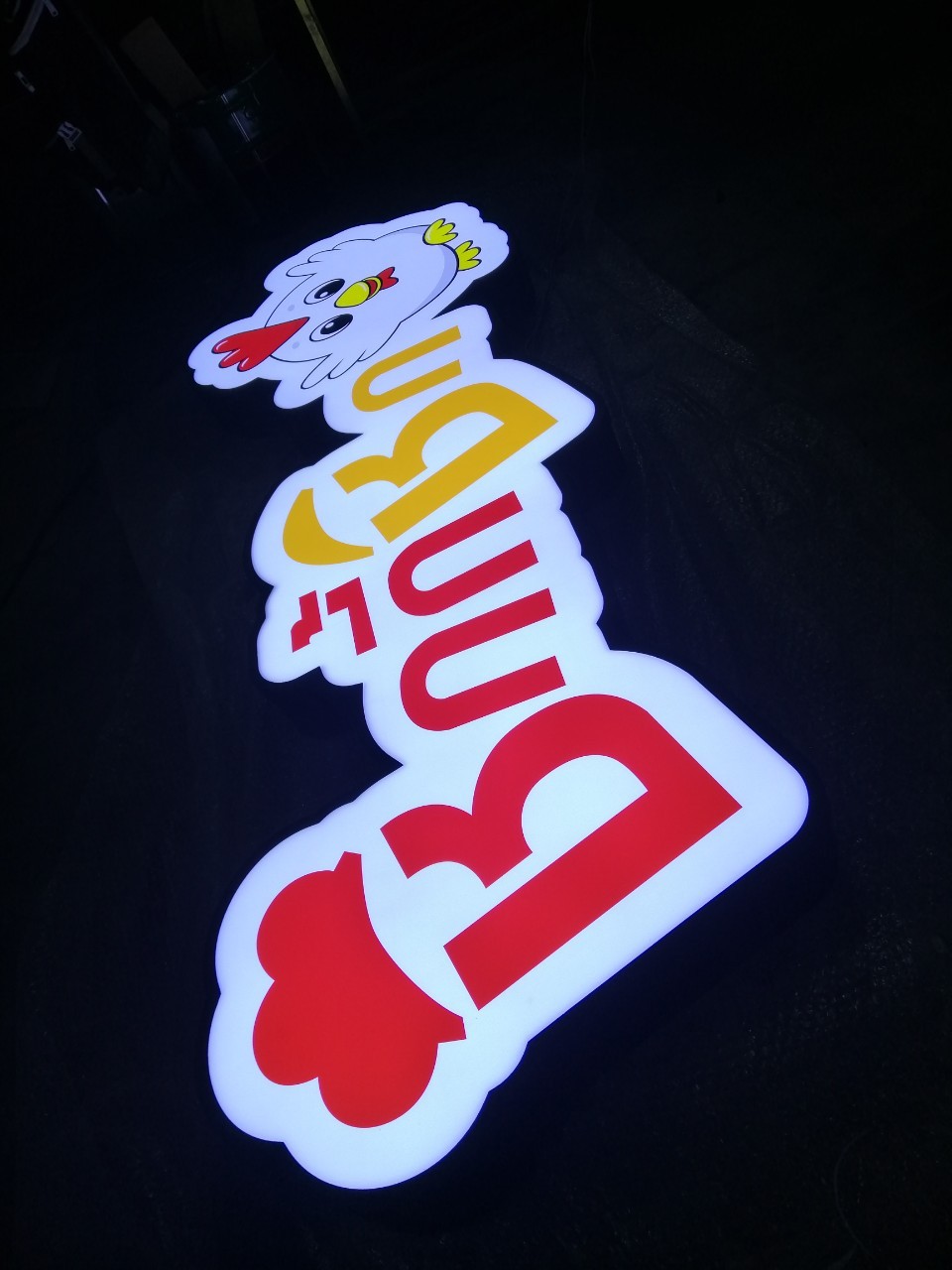 งานป้ายกล่องไฟ