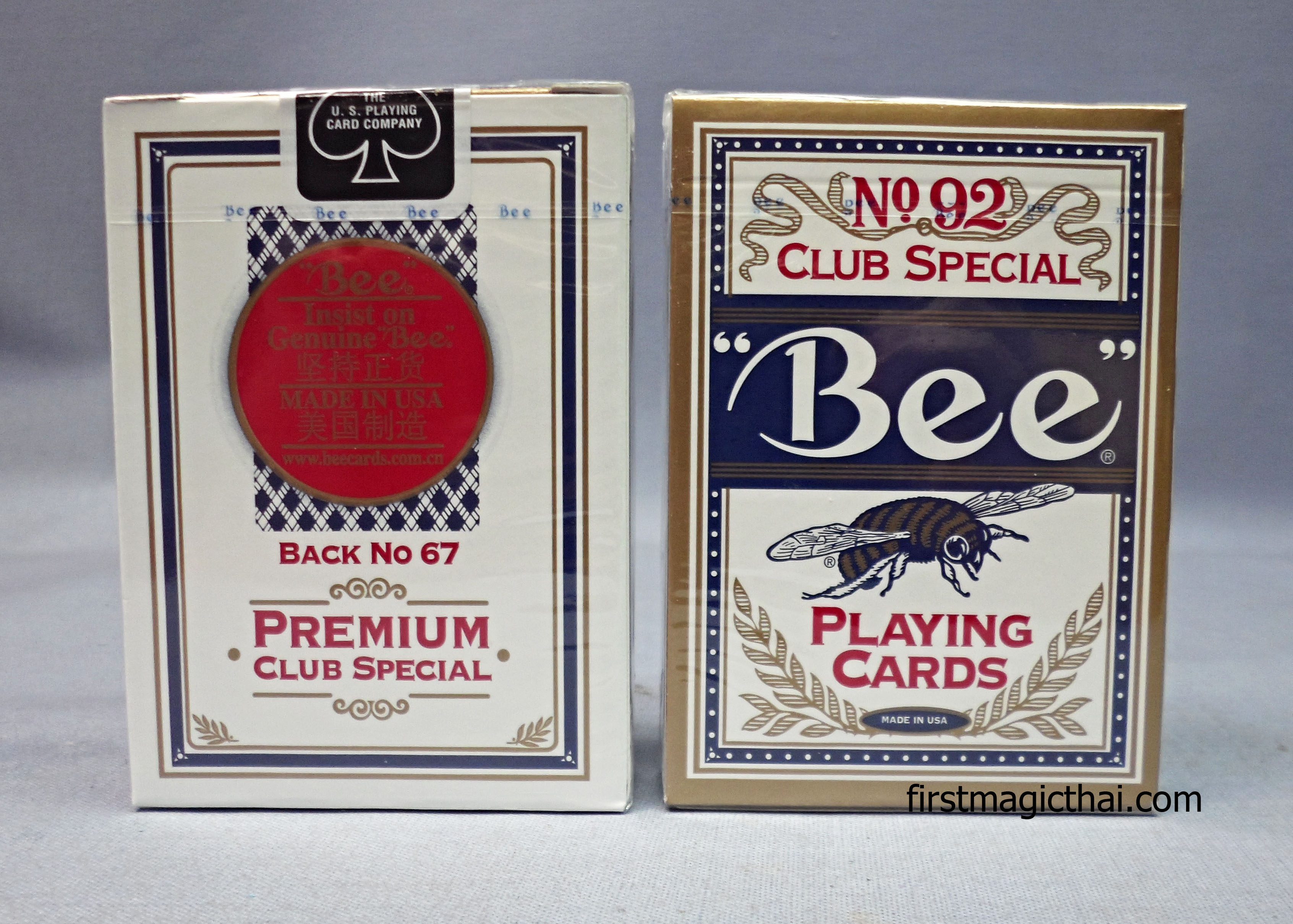 Bee No.92 Premium Club Special Playing Cards (สีฟ้า/Blue)