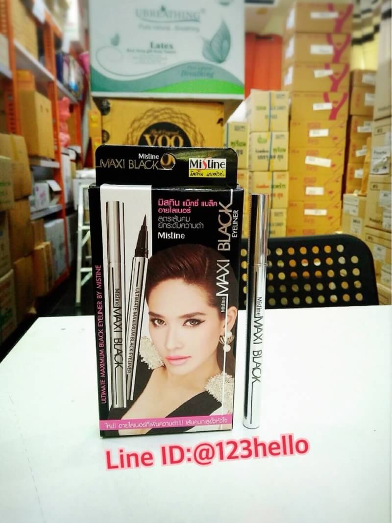 MISTINE MAXI BLACK EYELINER มิสทิน แม็กซี่ แบล็ค อายไลเนอร์ 1 กรัม
