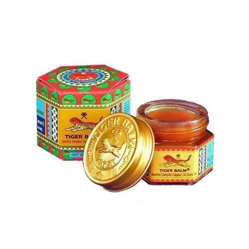 TIGER BALM RED OINTMENT ยาหม่องตราเสือ (แดง) บรรจุ 12 packs x 10 g