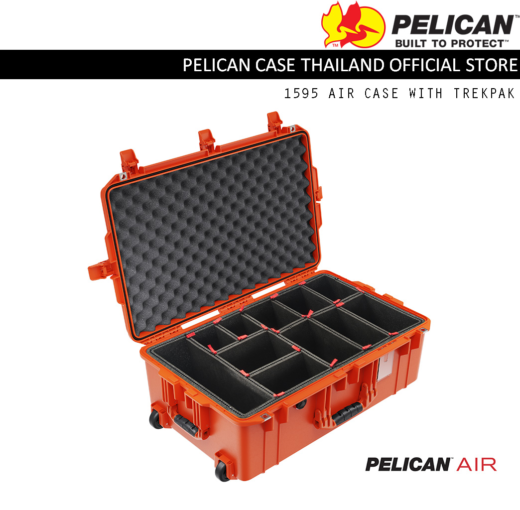 Pelican 1595 Air Case with Trekpak - Orange