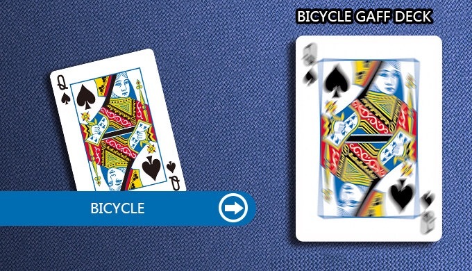 Bicycle Gaff Rider Back Playing Cards (Red)