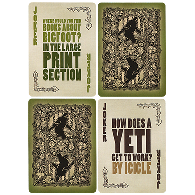 Bicycle Bigfoot Playing Cards