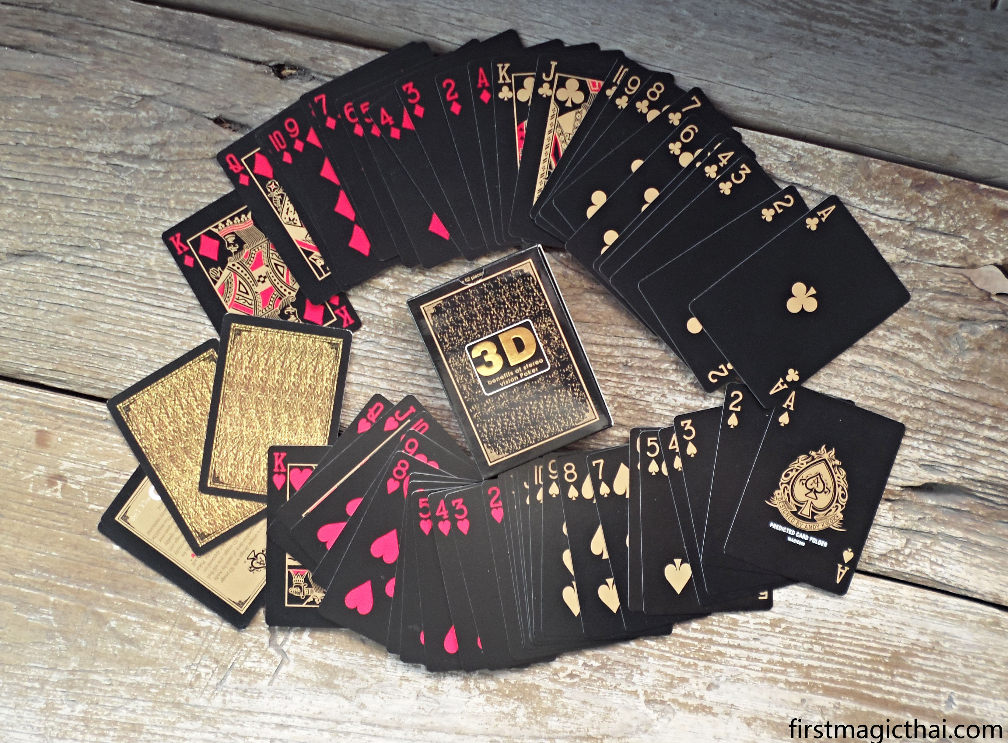 ไพ่สะสม ลายหลัง 3มิติ / 3D Playing Cards